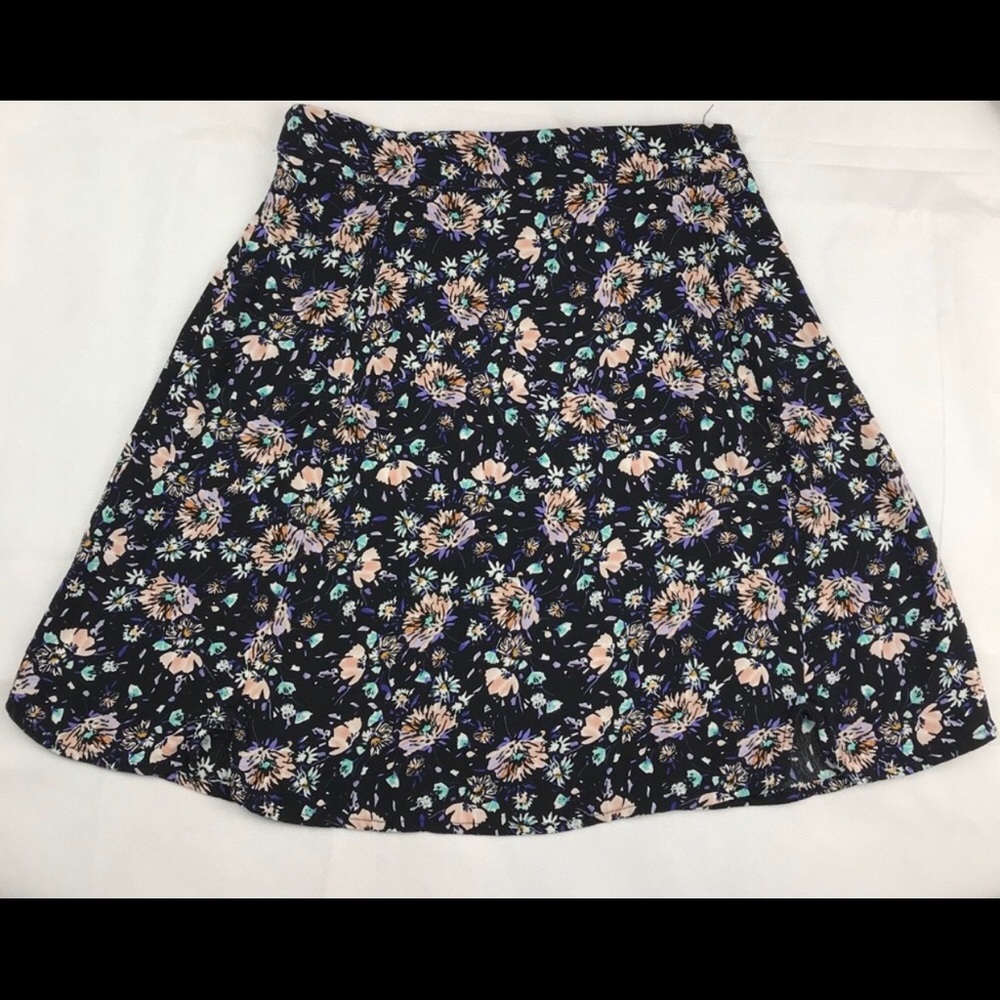 Myne Ashley Ann Floral Casual Stretch Skirt